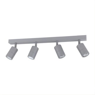 Eglo Fremantle 4 Light Adjustable Outdoor Ceiling Light Silver Grey