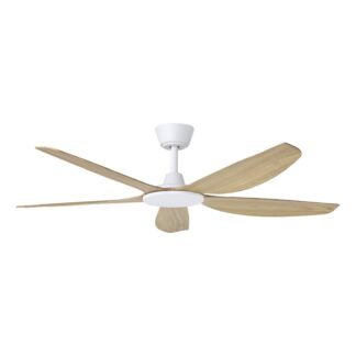 Eglo Miami 52 DC Ceiling Fan White /Blackbutt