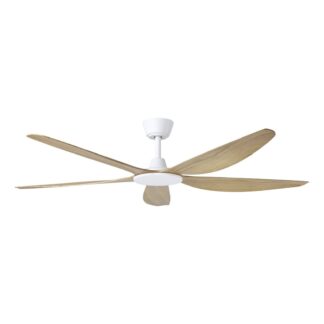 Eglo Miami 60 DC Ceiling Fan White /Blackbutt