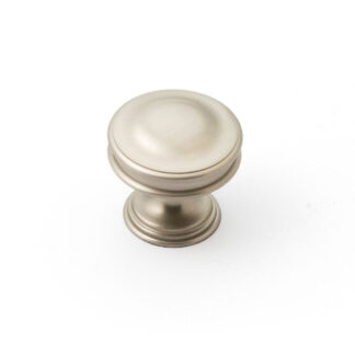 Castella Decade 35mm Dome Knob Dull Brushed Nickel