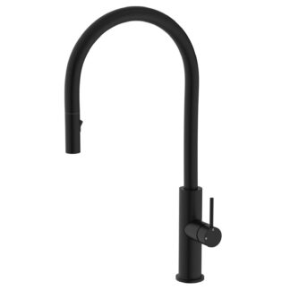 Fienza Kaya Pull Out Sink Mixer Matte Black