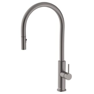 Fienza Kaya Pull Out Sink Mixer Gun Metal