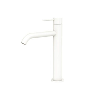 Fienza Kaya Medium Basin Mixer Matte White