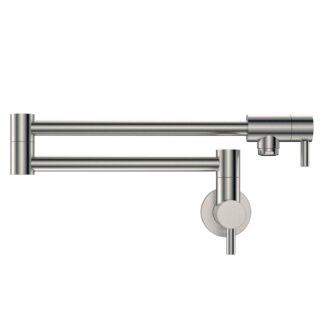 Fienza Kaya Pot Filler Wall Mixer Brushed Nickel