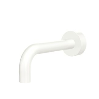 Fienza Kaya Wall Basin/Bath 130mm Outlet Round Plate Matte White