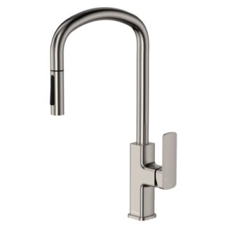 Fienza Tono Pull Out Sink Mixer Brushed Nickel
