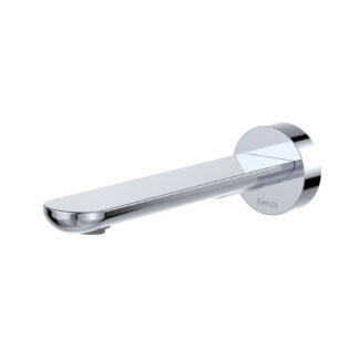 Fienza Empire Slim Wall Basin/Bath Outlet 180mm Round Plate Chrome