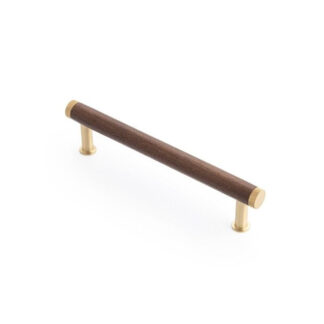 Castella Tundra Handle Walnut/Satin Brass