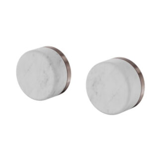 Nero Serenity Wall Top Assembly With Carrara Handle Brushed Bronze
