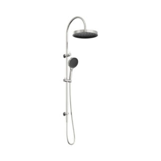 Nero Serenity Twin Shower Brushed Nickel