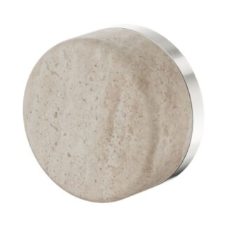 Nero Serenity Progressive Shower Mixer With Rome Travertine Handle Brushed Nickel