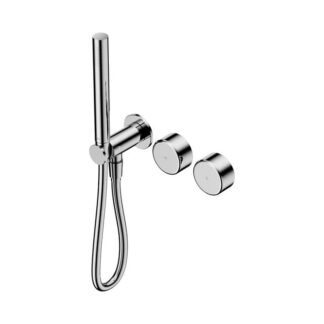 Nero Serenity Progressive Shower System With Metal Handle And Slim Shower Chrome