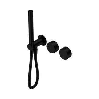 Nero Serenity Progressive Shower System With Metal Handle And Slim Shower Matte Black