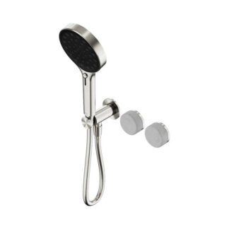 Nero Serenity Progressive Shower System With Carrara Handle And Serenity Hand Shower Brushed Nickel