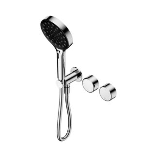 Nero Serenity Progressive Shower System With Metal Handle And Serenity Hand Shower Chrome
