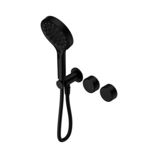 Nero Serenity Progressive Shower System With Metal Handle And Serenity Hand Shower Matte Black