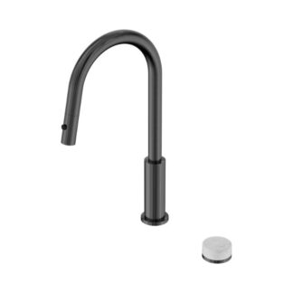 Nero Serenity Progressive Pull Out Kitchen Set With Carrara Handle Gun Metal