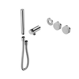 Nero Serenity Progressive Shower System With Carrara Handle And Slim Shower Trim Kit Only Chrome