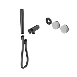 Nero Serenity Progressive Shower System With Carrara Handle And Slim Shower Trim Kit Only Gun Metal