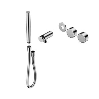 Nero Serenity Progressive Shower System With Metal Handle And Slim Shower Trim Kit Only Chrome