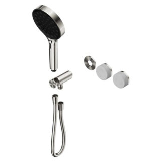 Nero Serenity Progressive Shower System With Carrara Handle And Serenity Hand Shower Trim Kit Only Brushed Nickel