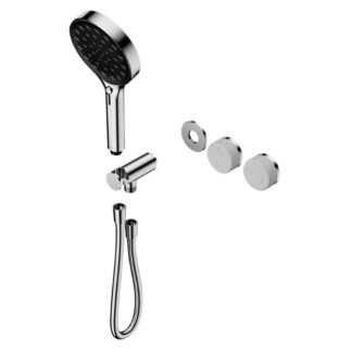 Nero Serenity Progressive Shower System With Carrara Handle And Serenity Hand Shower Trim Kit Only Chrome