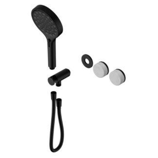 Nero Serenity Progressive Shower System With Carrara Handle And Serenity Hand Shower Trim Kit Only Matte Black