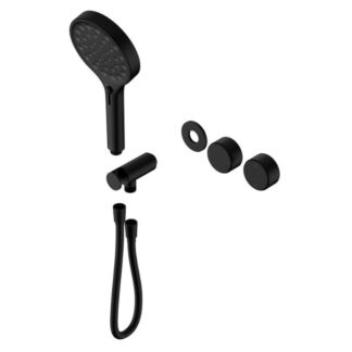 Nero Serenity Progressive Shower System With Metal Handle And Serenity Hand Shower Trim Kit Only Matte Black