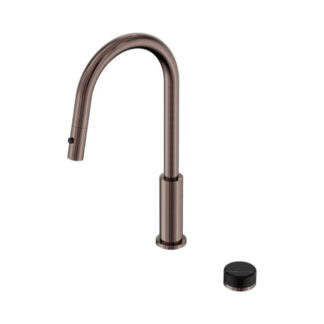 Nero Serenity Progressive Pull Out Kitchen Set With Marquina Black Handle Brushed Bronze