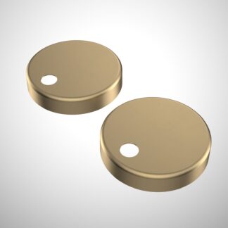 Caroma Toilet Seat Hinge Caps (Liano / Arc / Xena) - Brushed Brass
