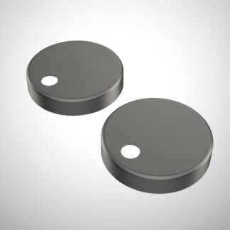 Caroma Toilet Seat Hinge Caps (Liano / Arc / Xena) - Gunmetal