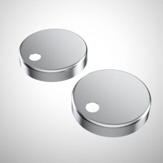 Caroma Toilet Seat Hinge Caps (Liano / Arc / Xena) - Stainless Steel