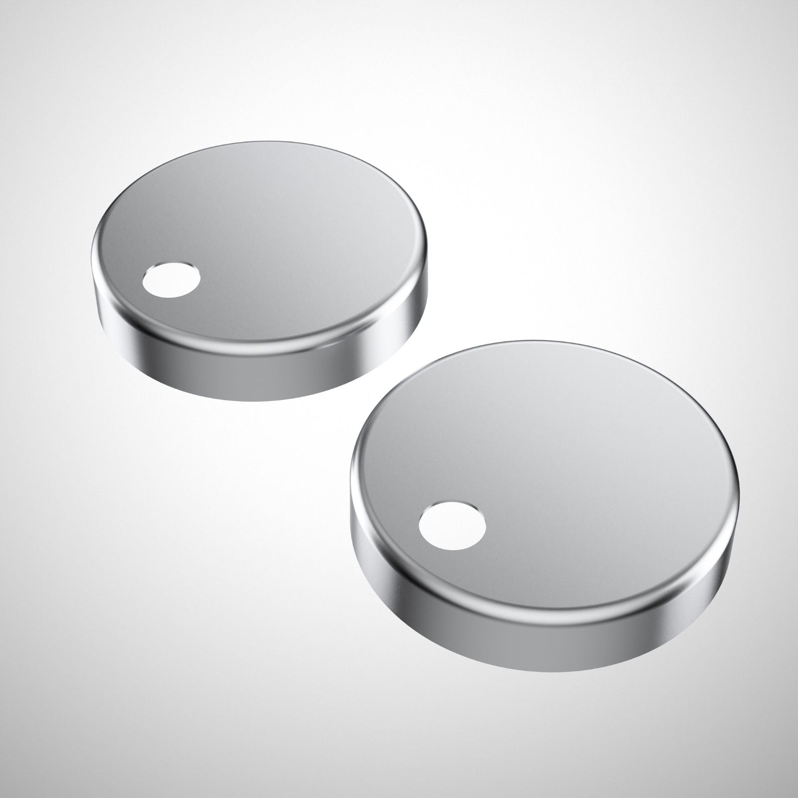 Caroma Toilet Seat Hinge Caps (Liano / Arc / Xena) - Stainless Steel