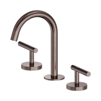 Nero Mecca Lever Basin Set Arc Spout Brushed Bronze