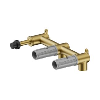 Nero Mecca Lever Wall Basin/Bath Set Offset Spout Body Only