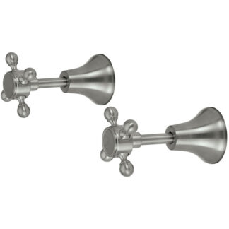 Fienza Lillian Wall Top Assemblies - Brushed Nickel