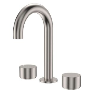 Fienza Kaya Basin Tap Set Brushed Nickel