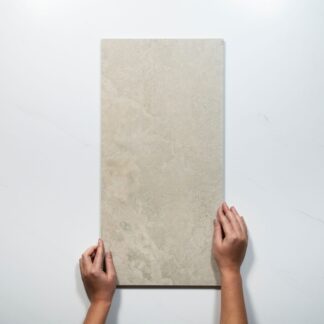 Tuscan Beige Travertine Look Tile 300mm x 600mm-SAMPLE
