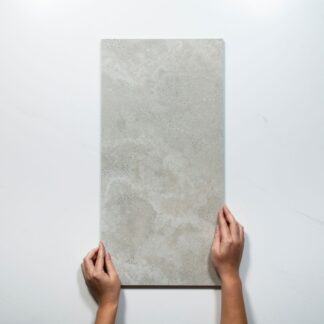 Tuscan Grey Travertine Look Tile 300mm x 600mm