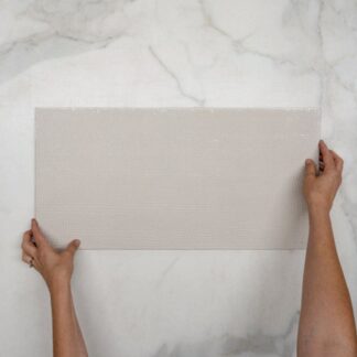 Taupe Olivia Decor Tile 300 x 600 x 10mm Italian Porcelain Sample