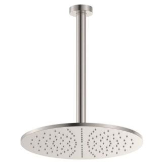 Fienza Empire Slim Shower Ceiling Dropper Set Brushed Nickel