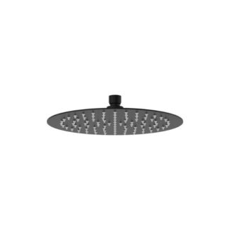 Fienza Kaya Round Shower Head 250mm Matte Black