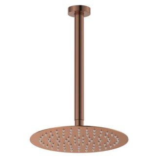 Fienza Kaya Shower Ceiling Dropper Set Brushed Copper
