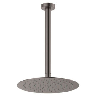 Fienza Kaya Shower Ceiling Dropper Set Gun Metal