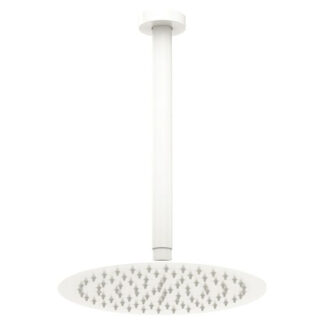 Fienza Kaya Shower Ceiling Dropper Set Matte White