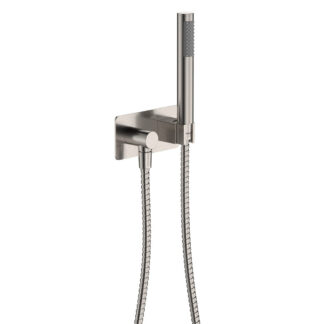 Fienza Isabella Hand Shower Rectangular Plate Brushed Nickel