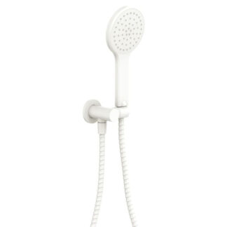 Fienza Kaya Hand Shower Round Plate Matte White