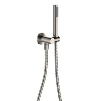 Fienza Isabella Hand Shower Round Plate Brushed Nickel