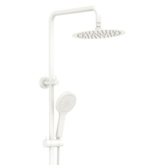 Fienza Kaya Twin Rail Shower Matte White