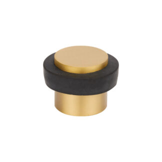 Zanda Floor Mounted Door Stop Satin Brass